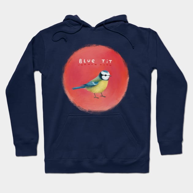 Blue Tit Hoodie by Sophie Corrigan